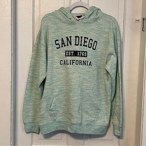 San Diego California Logo Pullover Hoodie Size Medium Sweatshirt Long sleeved
